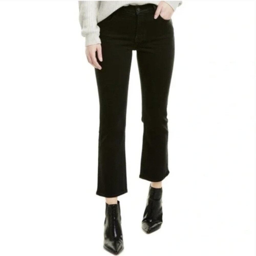 GRLFRND Black Tatum Cropped Straight Jeans Button Fly Jeans Size 26